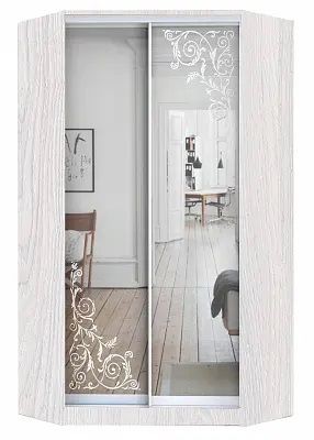 Шкаф-купе ХИТ-У-24-4-66 ОРНАМЕНТ в Ревде - revda.mebel24.online | фото
