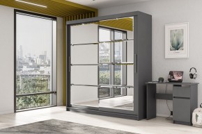 Шкаф-купе ШКП 3 МАКС (2000) Графит серый в Ревде - revda.mebel24.online | фото