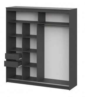 Шкаф-купе ШКП 3 МАКС (2000) Графит серый в Ревде - revda.mebel24.online | фото 3