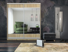 Шкаф-купе Светлана 2000 ЛДСП/Зеркало/ЛДСП (ЛДСП 2 кат.) в Ревде - revda.mebel24.online | фото 6