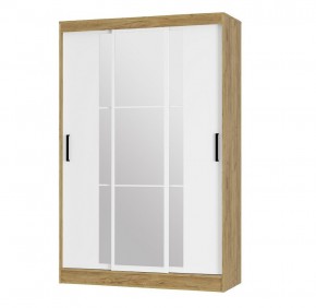 Шкаф-купе Тайм ШКК-03 (крафт/белый) в Ревде - revda.mebel24.online | фото