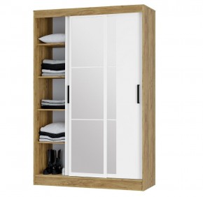 Шкаф-купе Тайм ШКК-03 (крафт/белый) в Ревде - revda.mebel24.online | фото 3