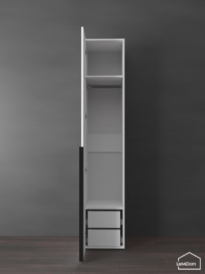 Шкаф Linnea MHR-1-3 2050х400х510 (Белый-М 11.1.1) в Ревде - revda.mebel24.online | фото 6