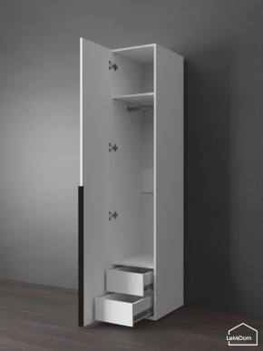 Шкаф Linnea MHR-1-3 2050х400х510 (Белый-М 11.1.1) в Ревде - revda.mebel24.online | фото 7