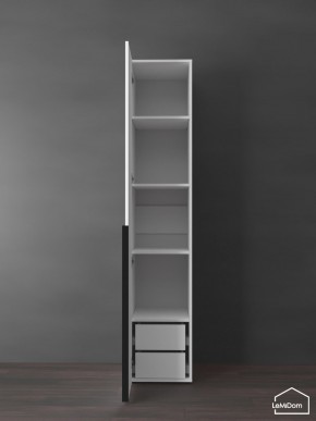 Шкаф Linnea MHR-1-3 2050х400х510 (Белый-М 11.1.2) в Ревде - revda.mebel24.online | фото 7