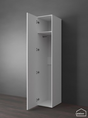 Шкаф Linnea MHR-1PO 2050х400х510 (Белый-М 11.1.2) в Ревде - revda.mebel24.online | фото 4