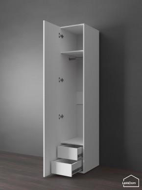 Шкаф Linnea MHR-1PO-3 2050х400х510 (Белый-М 11.1.2) в Ревде - revda.mebel24.online | фото 5