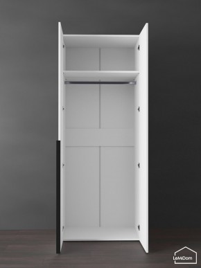 Шкаф Linnea MHR-2 2050х800х510 (Белый-М 11.1.2) в Ревде - revda.mebel24.online | фото 4