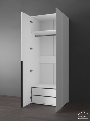 Шкаф Linnea MHR-2-3 2050х800х510 (Белый-М 11.1.1) в Ревде - revda.mebel24.online | фото 6