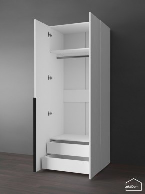 Шкаф Linnea MHR-2-3 2050х800х510 (Белый-М 11.1.2) в Ревде - revda.mebel24.online | фото 5