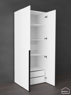 Шкаф Linnea MHR-2-4 2050х800х510 (Белый-М 11.1.2) в Ревде - revda.mebel24.online | фото 6