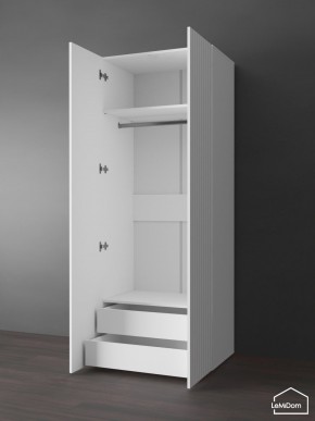 Шкаф Linnea MHR-2PO-3 2050х800х510 (Белый-М 11.1.2) в Ревде - revda.mebel24.online | фото 5