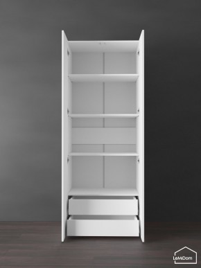 Шкаф Linnea MHR-2PO-4 2050х800х510 (Белый-М 11.1.2) в Ревде - revda.mebel24.online | фото 6