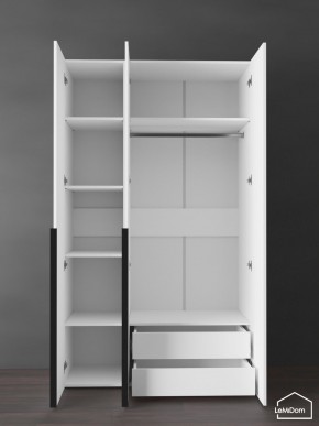 Шкаф Linnea MHR-3-2 2050х1200х510 (Белый-М 11.1.1) в Ревде - revda.mebel24.online | фото 6