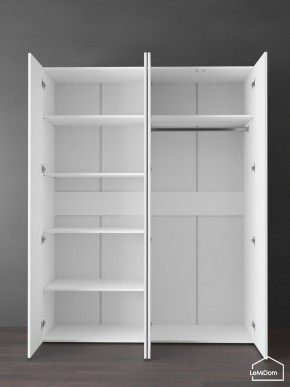 Шкаф Linnea MHR-4PO-1 2050х1600х510 (Белый-М 11.1.2) в Ревде - revda.mebel24.online | фото 4