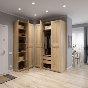 Шкаф МАКС однодверный узкий, цвет Дуб Сонома в Ревде - revda.mebel24.online | фото 4