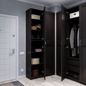 Шкаф МАКС однодверный узкий, цвет Дуб Венге в Ревде - revda.mebel24.online | фото 4