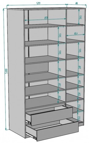 Шкаф Мальта H219 в Ревде - revda.mebel24.online | фото 2