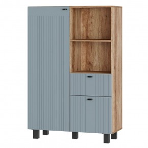 Шкаф Олива ШК-16 (Дуб каньон/MF11 Шарли бриз) в Ревде - revda.mebel24.online | фото