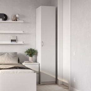 Шкаф ПЕГАС однодверный, цвет белый в Ревде - revda.mebel24.online | фото 4