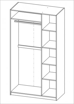 Шкаф ПЕГАС трехдверный с рамочным фасадом, цвет белый в Ревде - revda.mebel24.online | фото 3