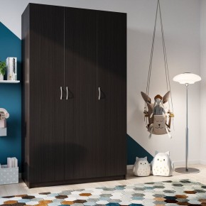 Шкаф ПЕГАС трехдверный, цвет Дуб Венге в Ревде - revda.mebel24.online | фото 2