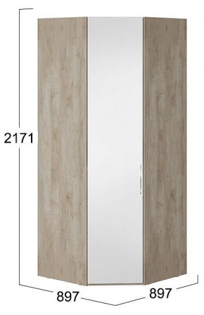 Шкаф платяной Эмбер СМ-348.07.007 L в Ревде - revda.mebel24.online | фото 3