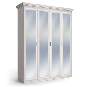 Шкаф распашной четырехдверный зеркальный Неаполь в Ревде - revda.mebel24.online | фото 4