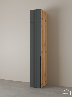 Шкаф с антресолью Linnea MHR-1A-2 2450х400х510 (ДВ-М 11.1.25) в Ревде - revda.mebel24.online | фото 5