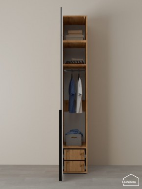 Шкаф с антресолью Linnea MHR-1A-3 2450х400х510 (ДВ-М 11.1.25) в Ревде - revda.mebel24.online | фото 6