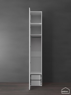 Шкаф с антресолью Linnea MHR-1POA-3 2450х400х510 (Белый-М 11.1.1) в Ревде - revda.mebel24.online | фото 5