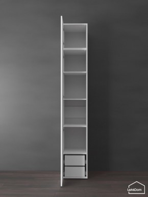 Шкаф с антресолью Linnea MHR-1POA-4 2450х400х510 (Белый-М 11.1.2) в Ревде - revda.mebel24.online | фото 6