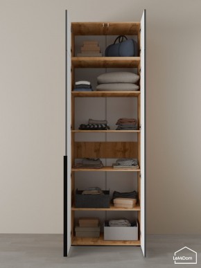 Шкаф с антресолью Linnea MHR-2A-2 2450х800х510 (ДВ-М 11.1.25) в Ревде - revda.mebel24.online | фото 4