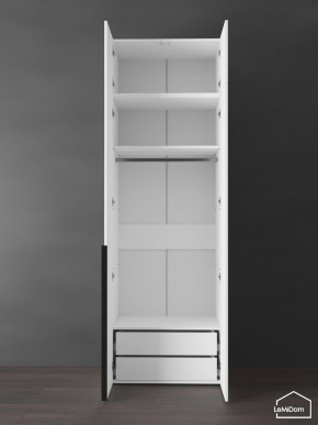 Шкаф с антресолью Linnea MHR-2A-3 2450х800х510 (Белый-М 11.1.2) в Ревде - revda.mebel24.online | фото 6