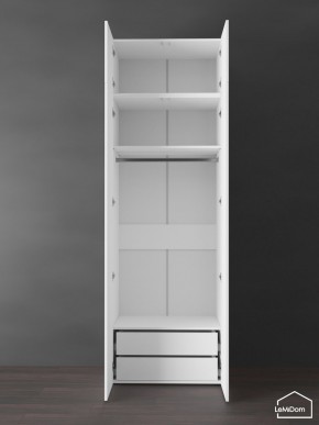 Шкаф с антресолью Linnea MHR-2POA-3 2450х800х510 (Белый-М 11.1.2) в Ревде - revda.mebel24.online | фото 5