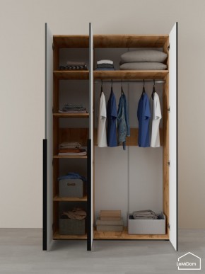Шкаф с антресолью Linnea MHR-3A-1 2450х1200х510 (ДВ-М 11.1.25) в Ревде - revda.mebel24.online | фото 4