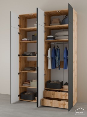 Шкаф с антресолью Linnea MHR-4A-2 2450х1600х510 (ДВ-М 11.1.25) в Ревде - revda.mebel24.online | фото 6