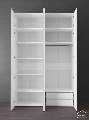 Шкаф с антресолью Linnea MHR-4POA-2 2450х1600х510 (Белый-М 11.1.2) в Ревде - revda.mebel24.online | фото 5