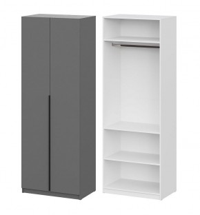 Шкаф ШК-5 + 2 полки (800) Графит серый в Ревде - revda.mebel24.online | фото