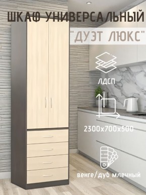 Шкаф универсальный Дуэт Люкс в Ревде - revda.mebel24.online | фото 3