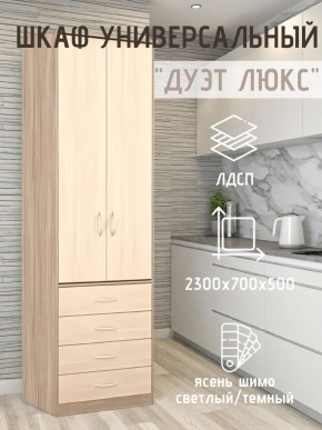 Шкаф универсальный Дуэт Люкс в Ревде - revda.mebel24.online | фото 5