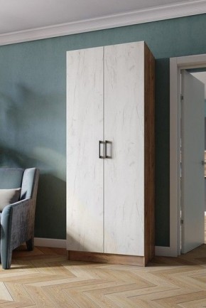 Шкаф Вегас 800 Дуб крафт табачный/Дуб крафт белый в Ревде - revda.mebel24.online | фото 1