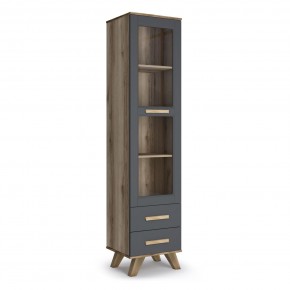 Шкаф-витрина 450 Вега Скандинавия в Ревде - revda.mebel24.online | фото 1