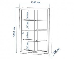 Шкаф-витрина Нобиле ШВтН ФСД-ФСД в Ревде - revda.mebel24.online | фото 2