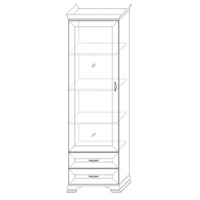Шкаф-витрина Сиена в Ревде - revda.mebel24.online | фото 12