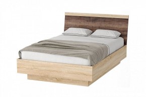 СОНАТА КРС-1400 Кровать с ПМ (дуб сонома/дуб сакраменто) в Ревде - revda.mebel24.online | фото
