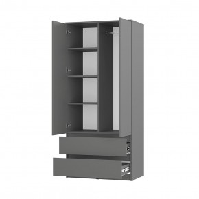 Спальня Симпл (графит) модульная в Ревде - revda.mebel24.online | фото 32
