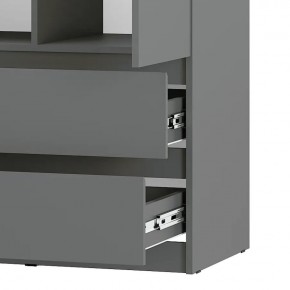 Спальня Симпл (графит) модульная в Ревде - revda.mebel24.online | фото 36