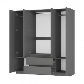 Спальня Симпл (графит) модульная в Ревде - revda.mebel24.online | фото 41