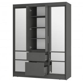 Спальня Симпл (графит) модульная в Ревде - revda.mebel24.online | фото 46